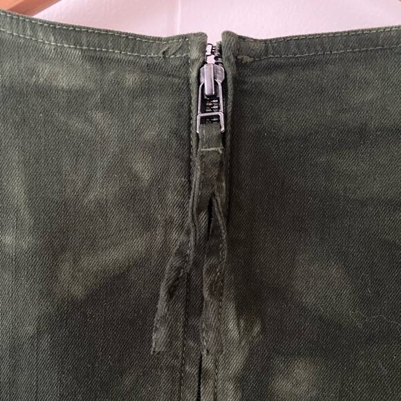 Anthropologie Something Navy Edie Long Sleeve Dress Green Tie Dye Size XXL NWT - Picture 8 of 9